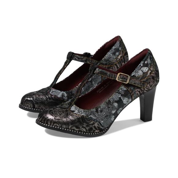 L'ATISTE By Spring Step Mazie Heel 38 US 7.5-8 NWOT - Picture 2 of 13